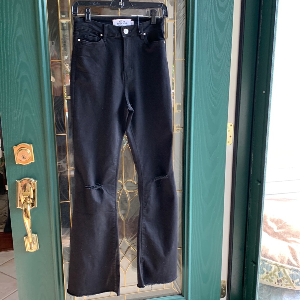 “Refuge” Jeans, Black, size 3